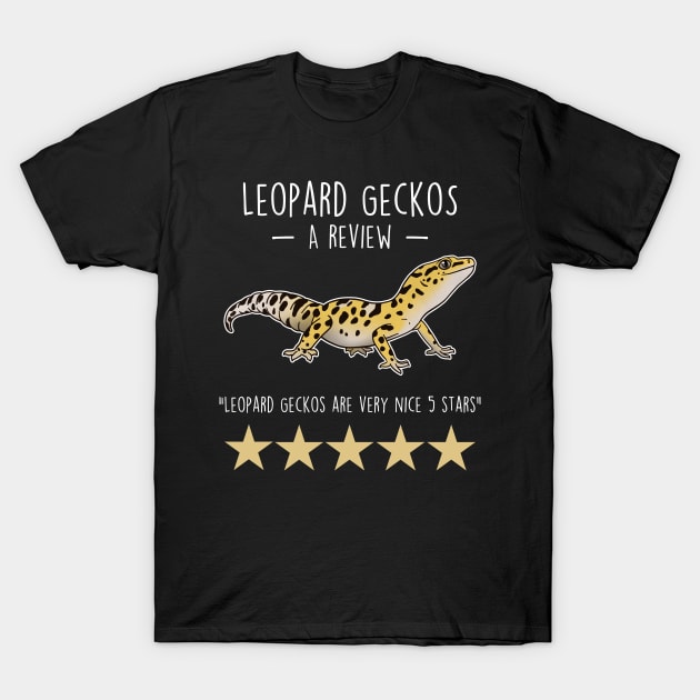 Leopard Gecko Review T-Shirt by Psitta